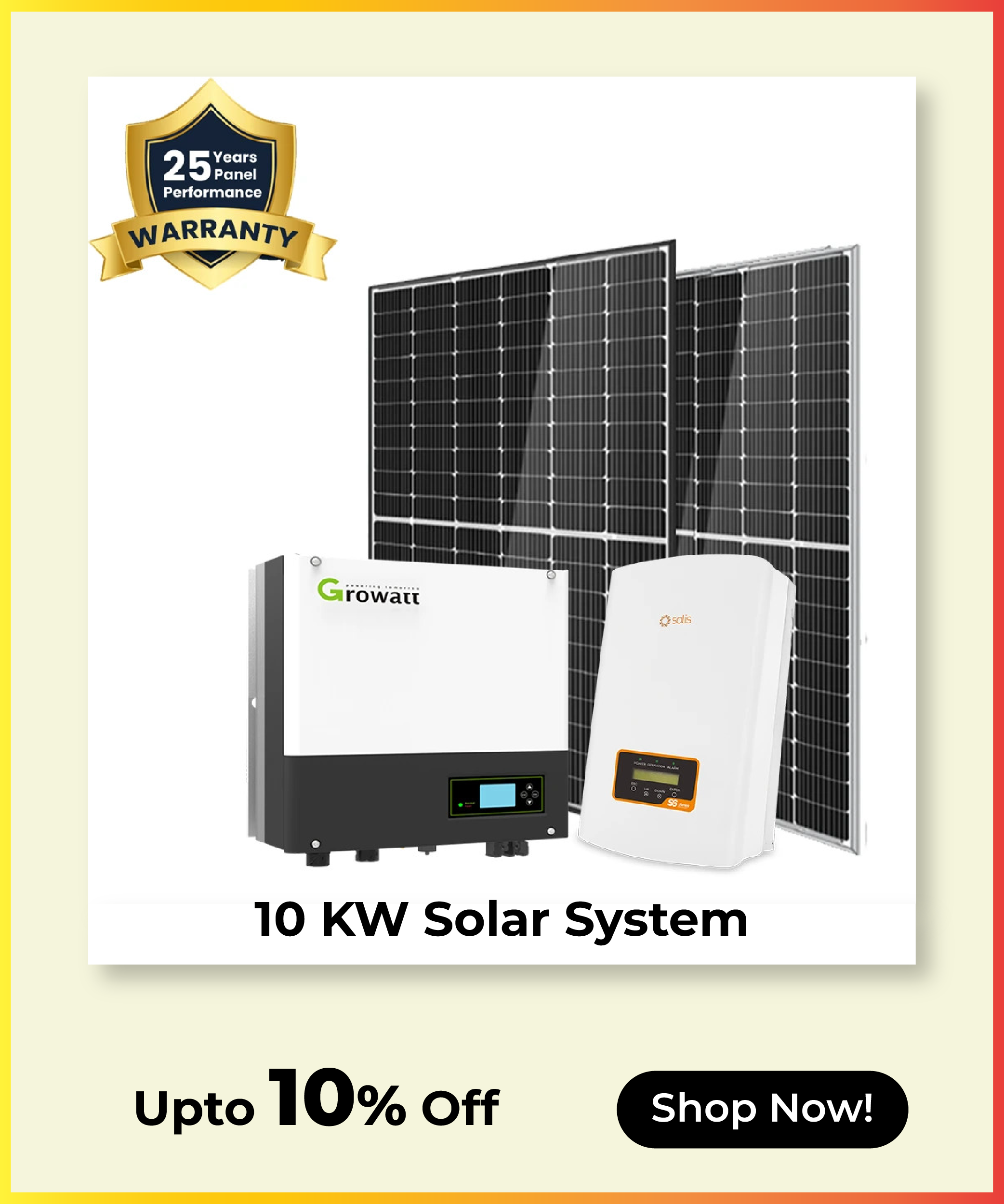 10Kw solar offer